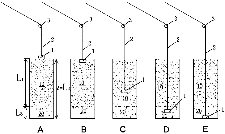 Method for measuring hole depth and mud weight in portable bored pile