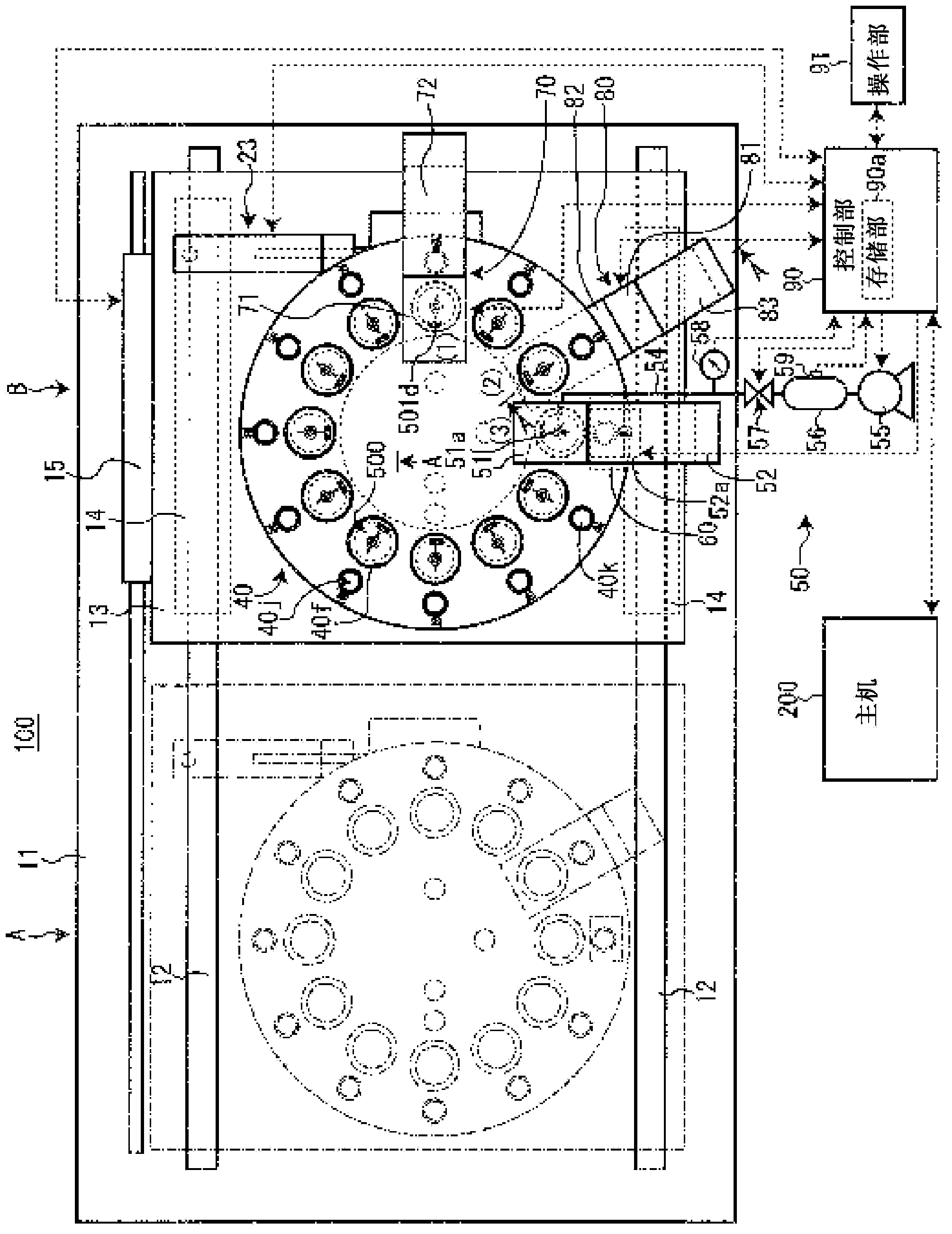 Suction nozzle inspection device