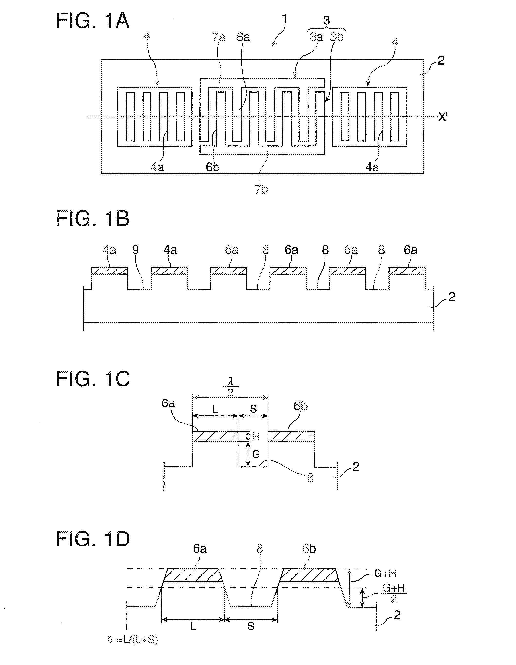 Surface acoustic wave device, electronic apparatus, and sensor apparatus