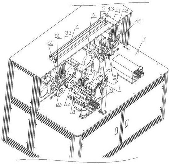 Double-station polishing machine for ceramic wire guide and polishing method of double-station polishing machine