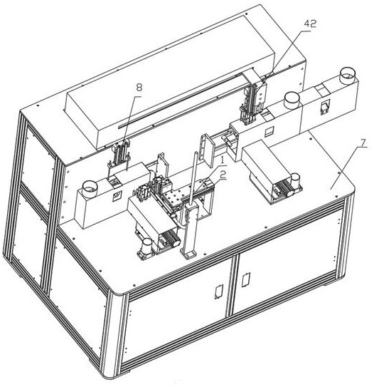 Double-station polishing machine for ceramic wire guide and polishing method of double-station polishing machine