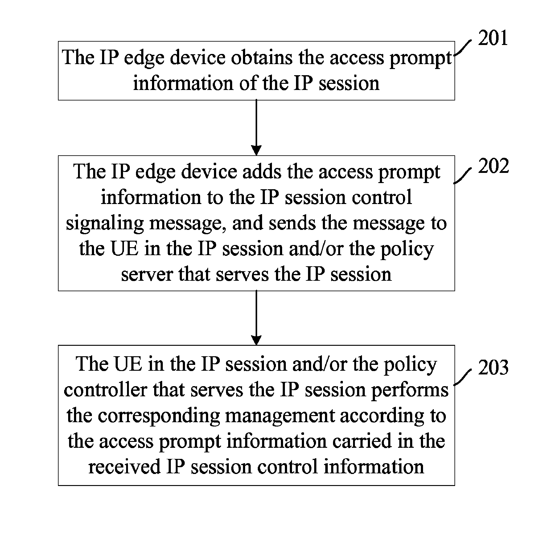 Method, system, and apparatus for processing access prompt information