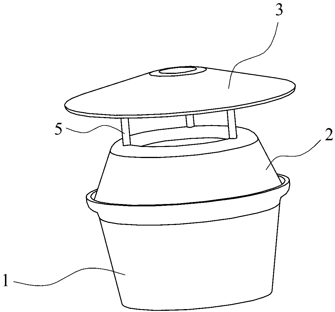 Agricultural land snail trapping and killing device and agricultural land snail trapping and killing method