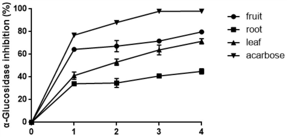 Application of Annona muricata fruit extract in preparation of anti-diabetic drugs or health-care products