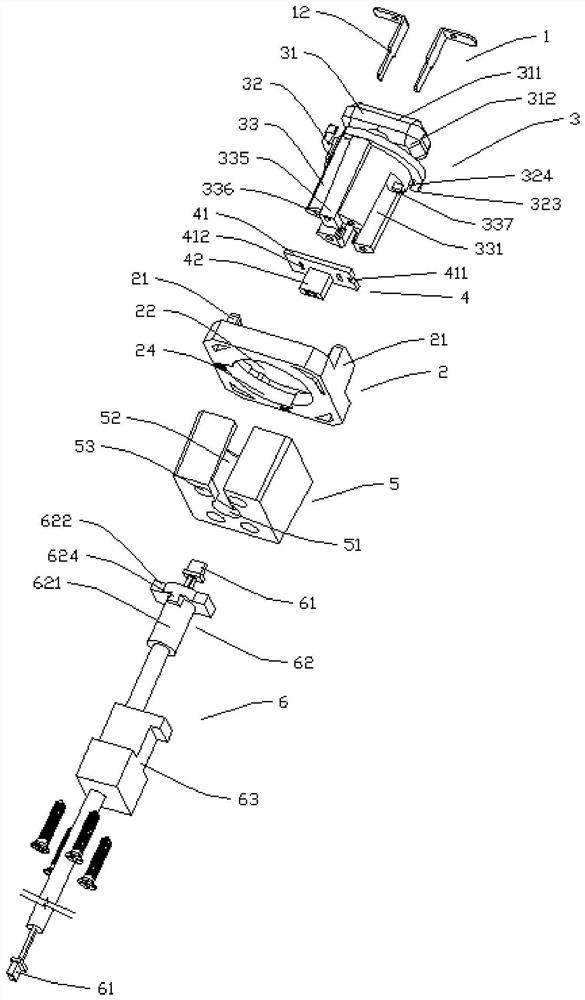 Power supply assembly of suspension type electronic card