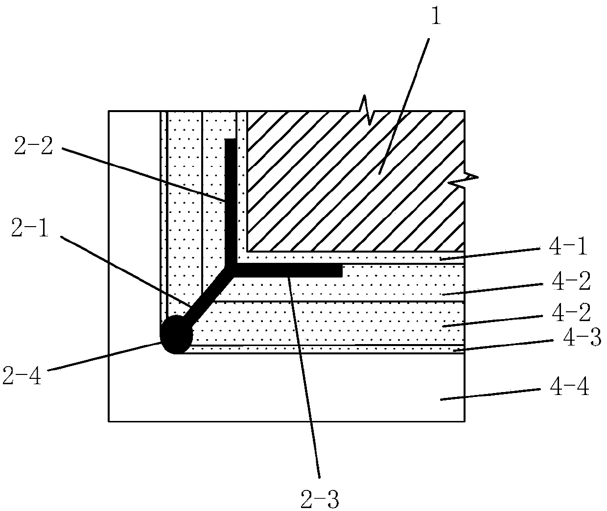 Plastic external corner angle bead for inner wall of building and construction method for internal and external corners of inner wall of building