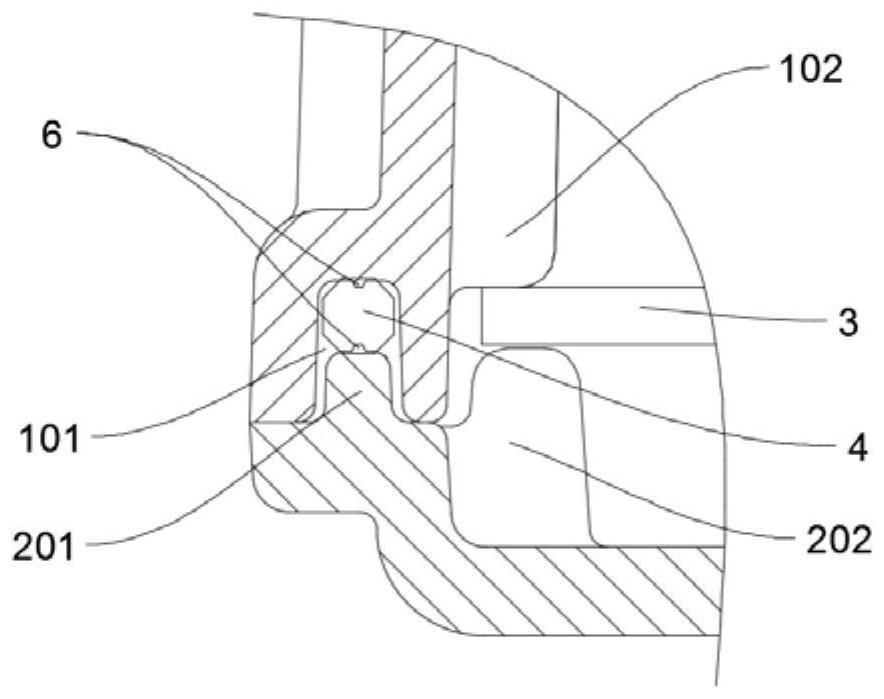 Waterproof structure of high-precision map positioning sensor