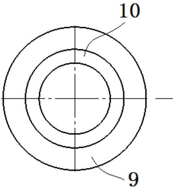 Machining tool and machining method for deep and long annular cavity