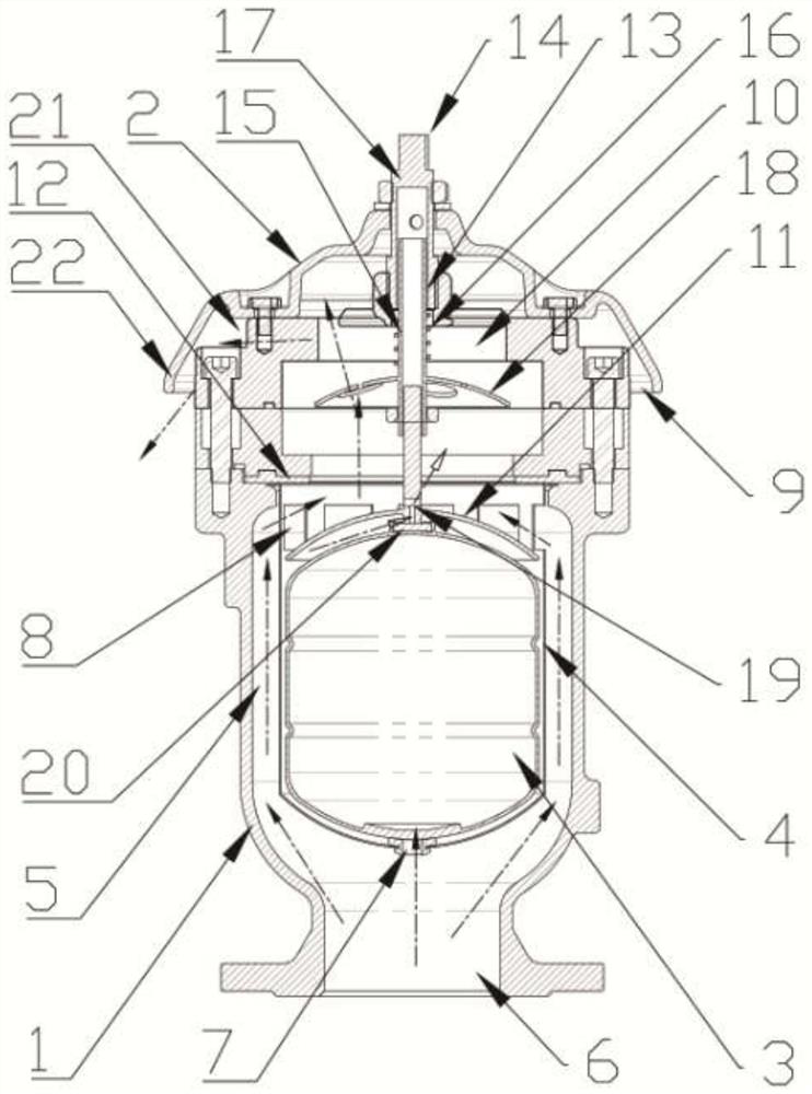 Water hammering prevention adjusting air exhaust valve