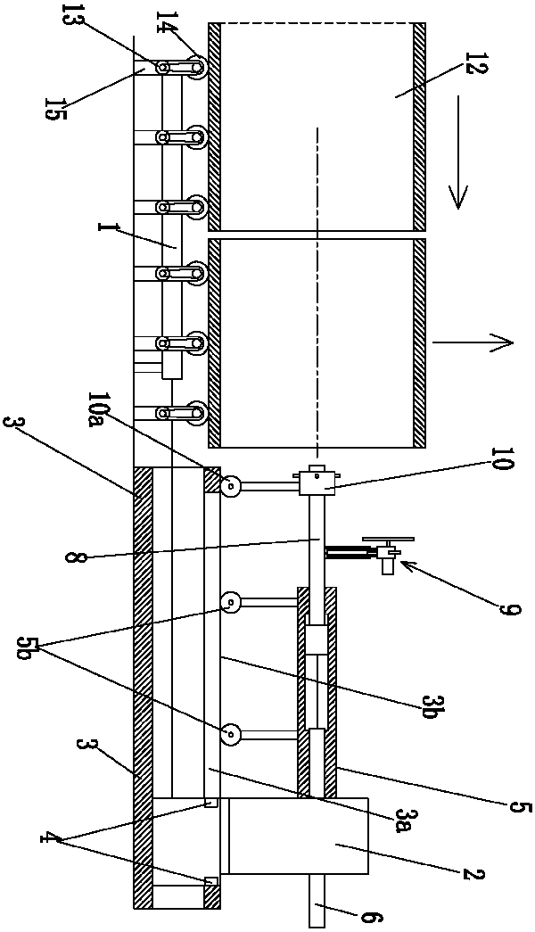 Metal workpiece machining device