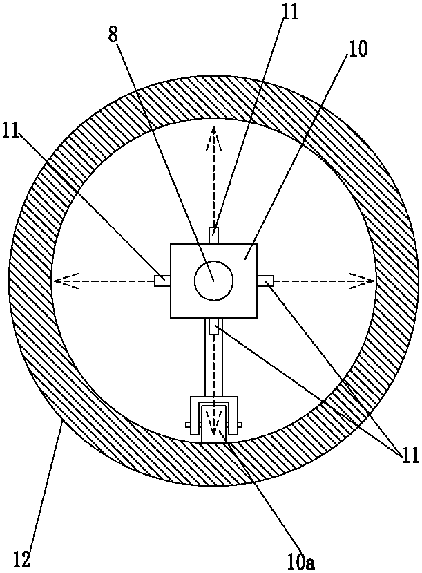 Metal workpiece machining device