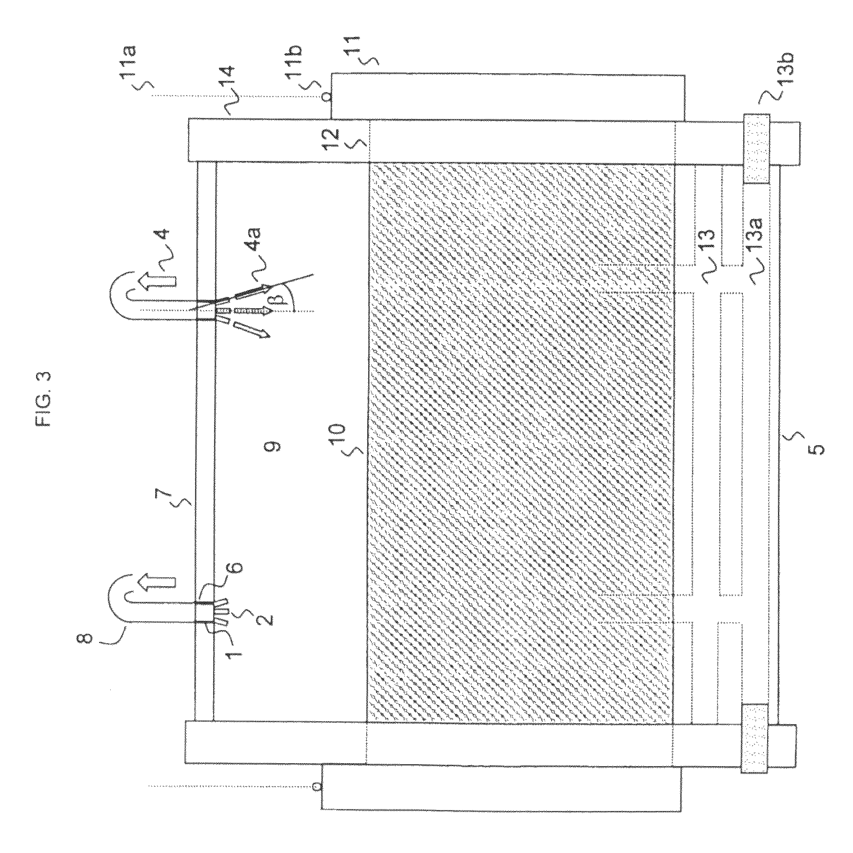 Air distributing device for primary air in coke ovens