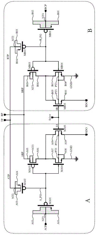 Ultra-low power differential structure non-volatile memory compatible with standard cmos process