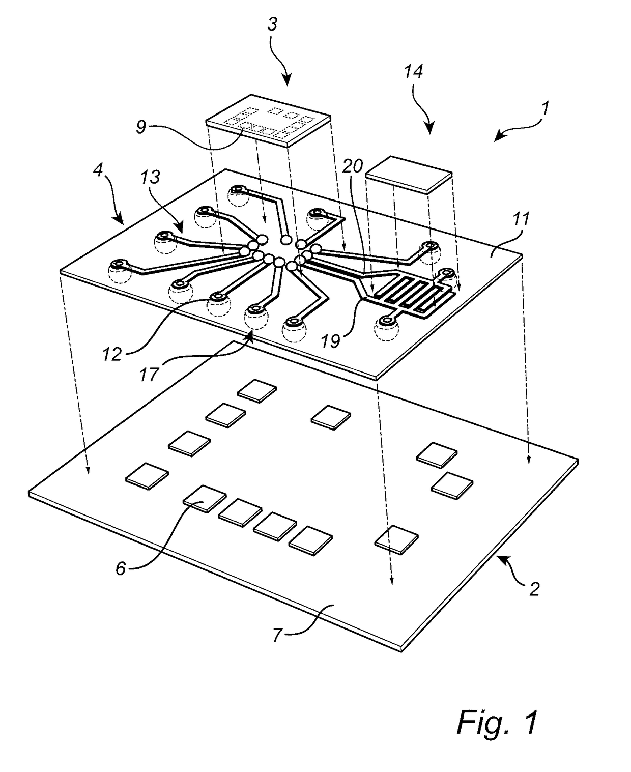 Interposer with a nanostructure energy storage device