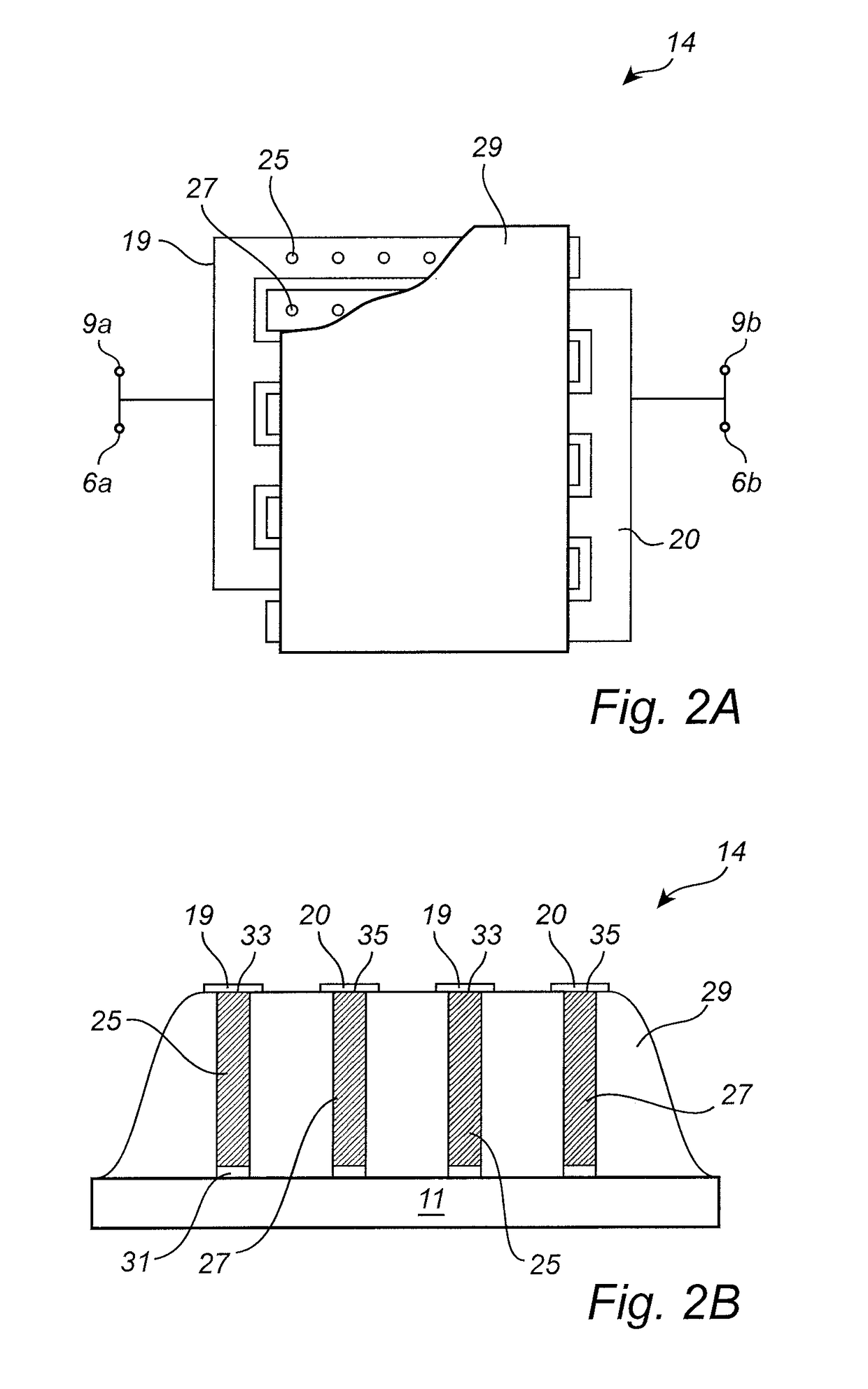 Interposer with a nanostructure energy storage device