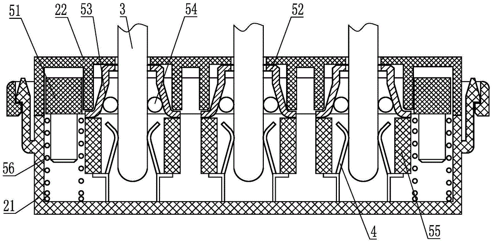 Anti-disengaging type power utilization junction box