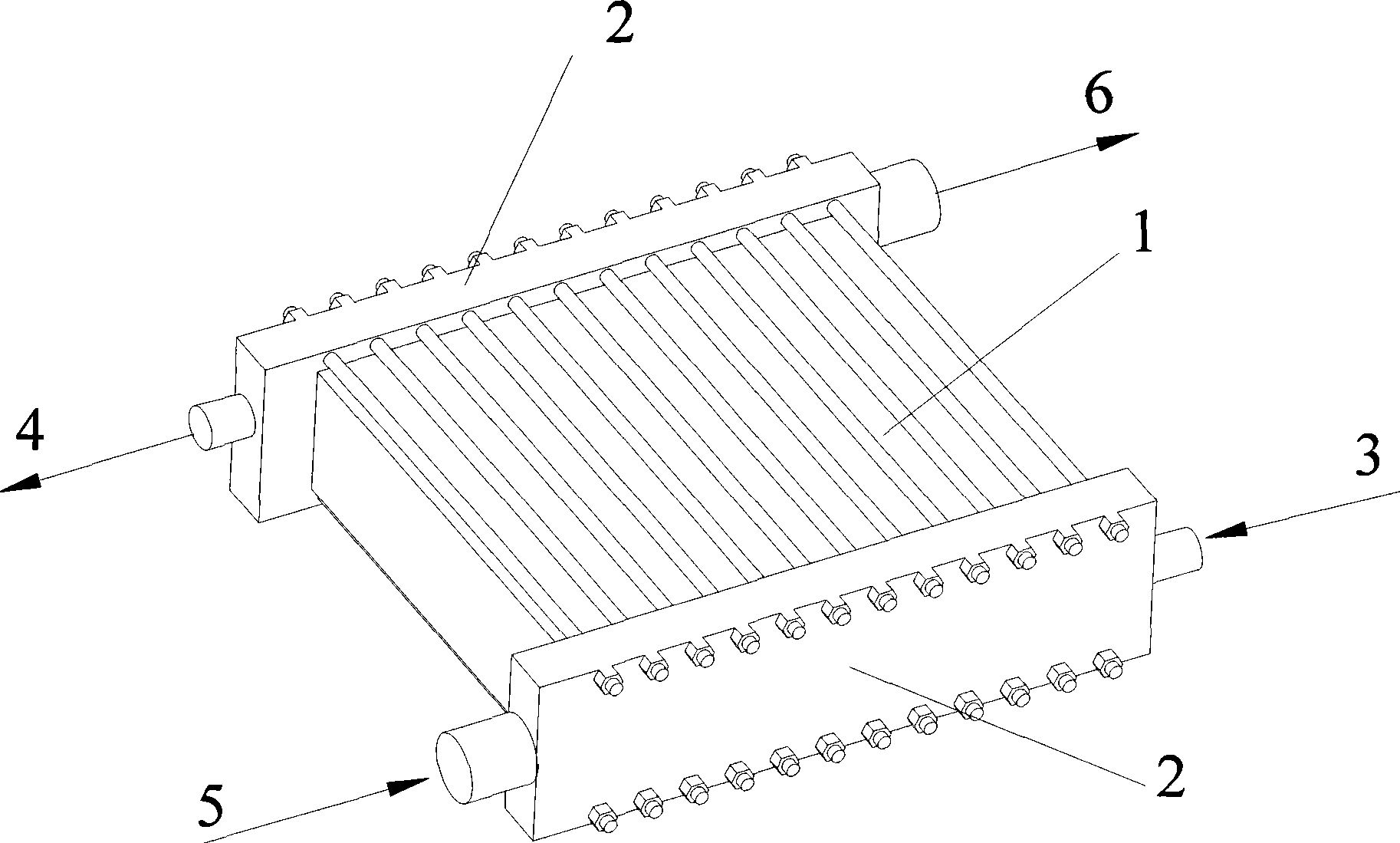 Integrated apparatus used for fuel cell humidifying