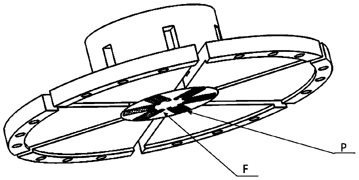 A disc-type strain multiplier for amplifying surface strain of a mechanical part in real time under multi-axis load and a design method