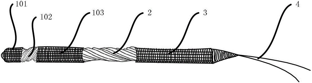 Single-hole suspended artificial ligament