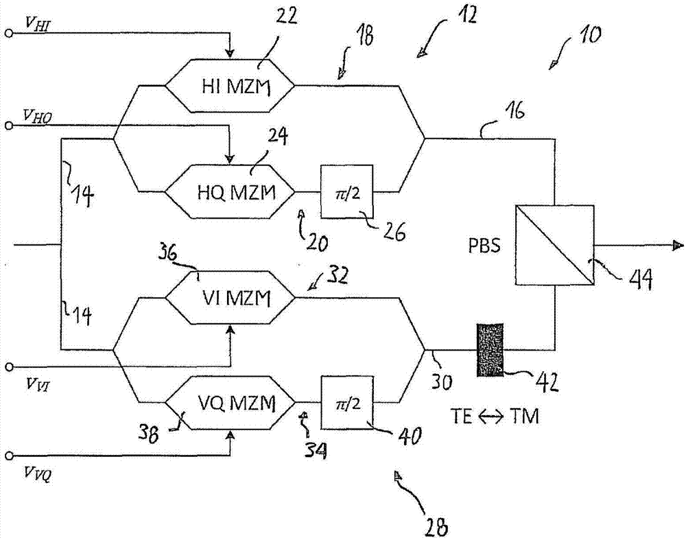 Spectral inversion detection for polarization-division multiplexed optical transmission