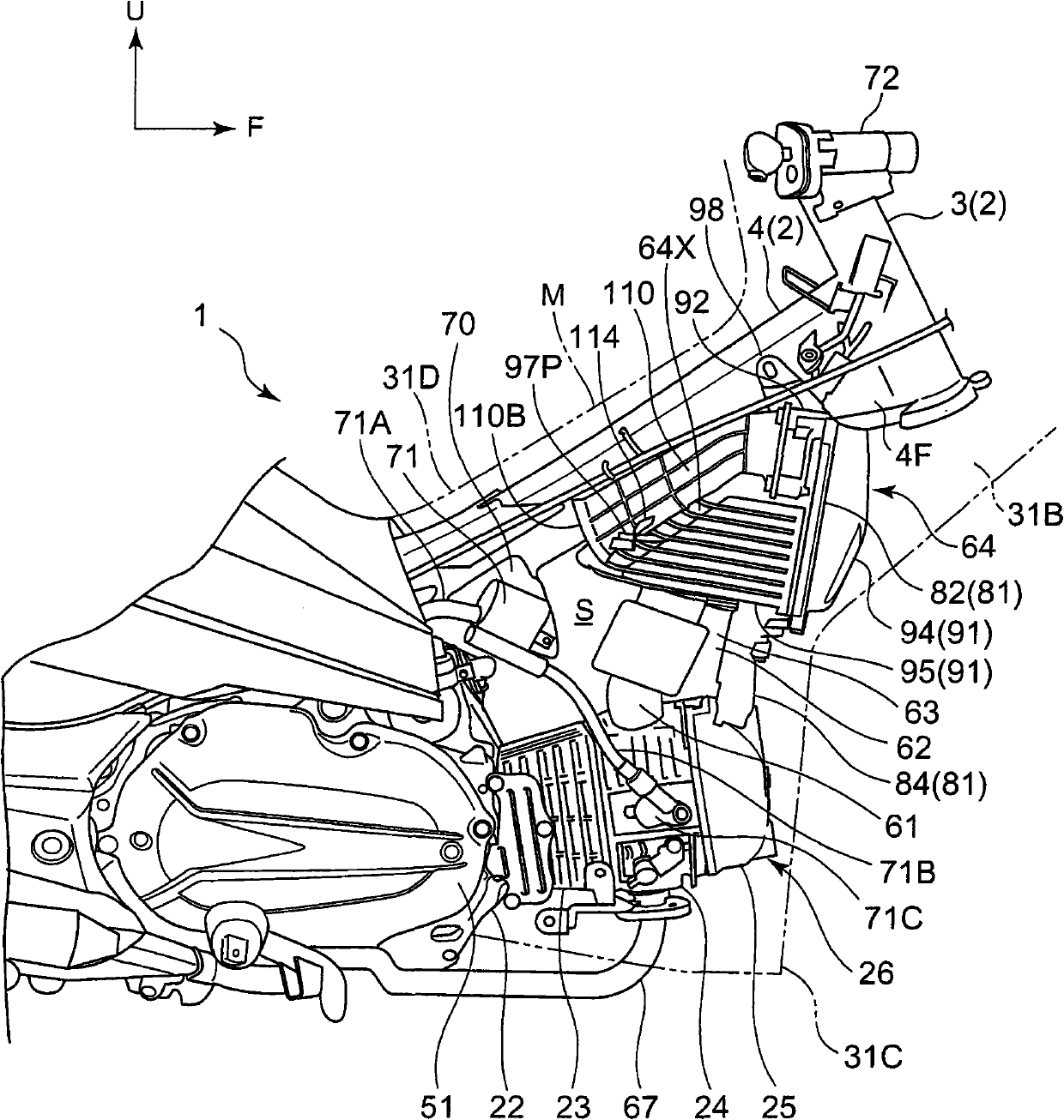 Saddle-ride type vehicle