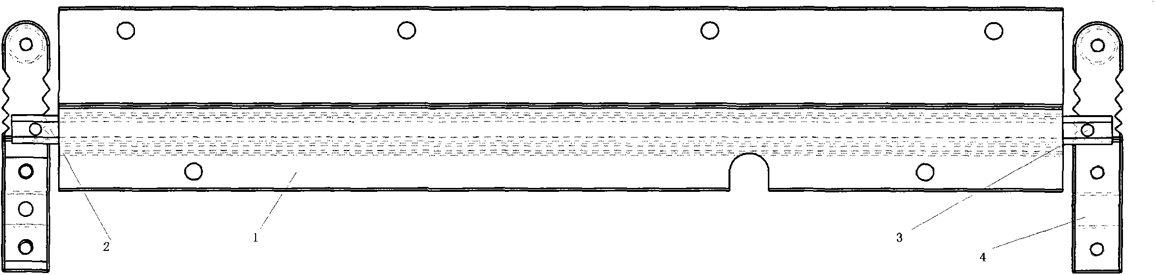 Elasticity adjusting device for pull rod type keyboard key