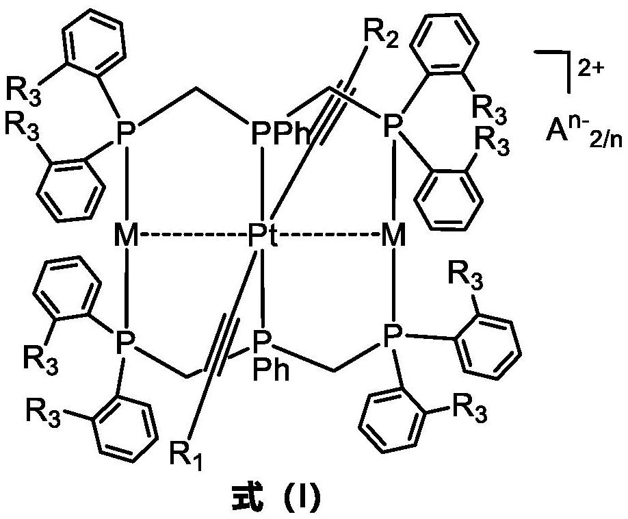 phosphorescent ptm  <sub>2</sub> (m = Cu, Ag, Au) complexes and their organic light-emitting diodes