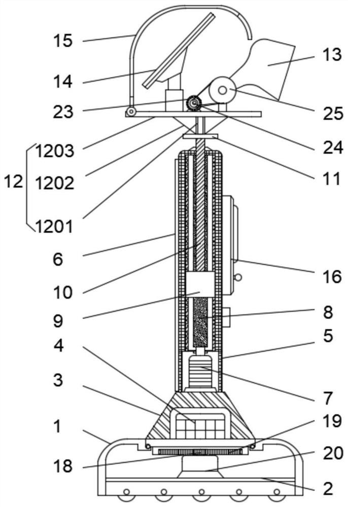 Environment-friendly lighting device for building construction