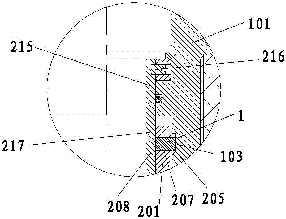 Well cementation rubber plug used for seabed oil well