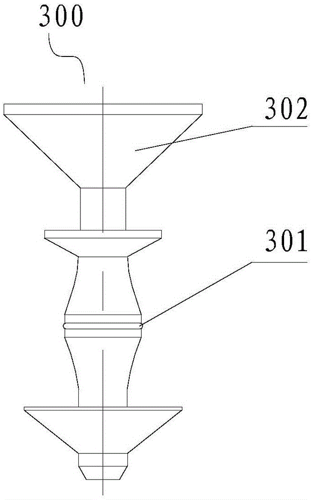 Well cementation rubber plug used for seabed oil well