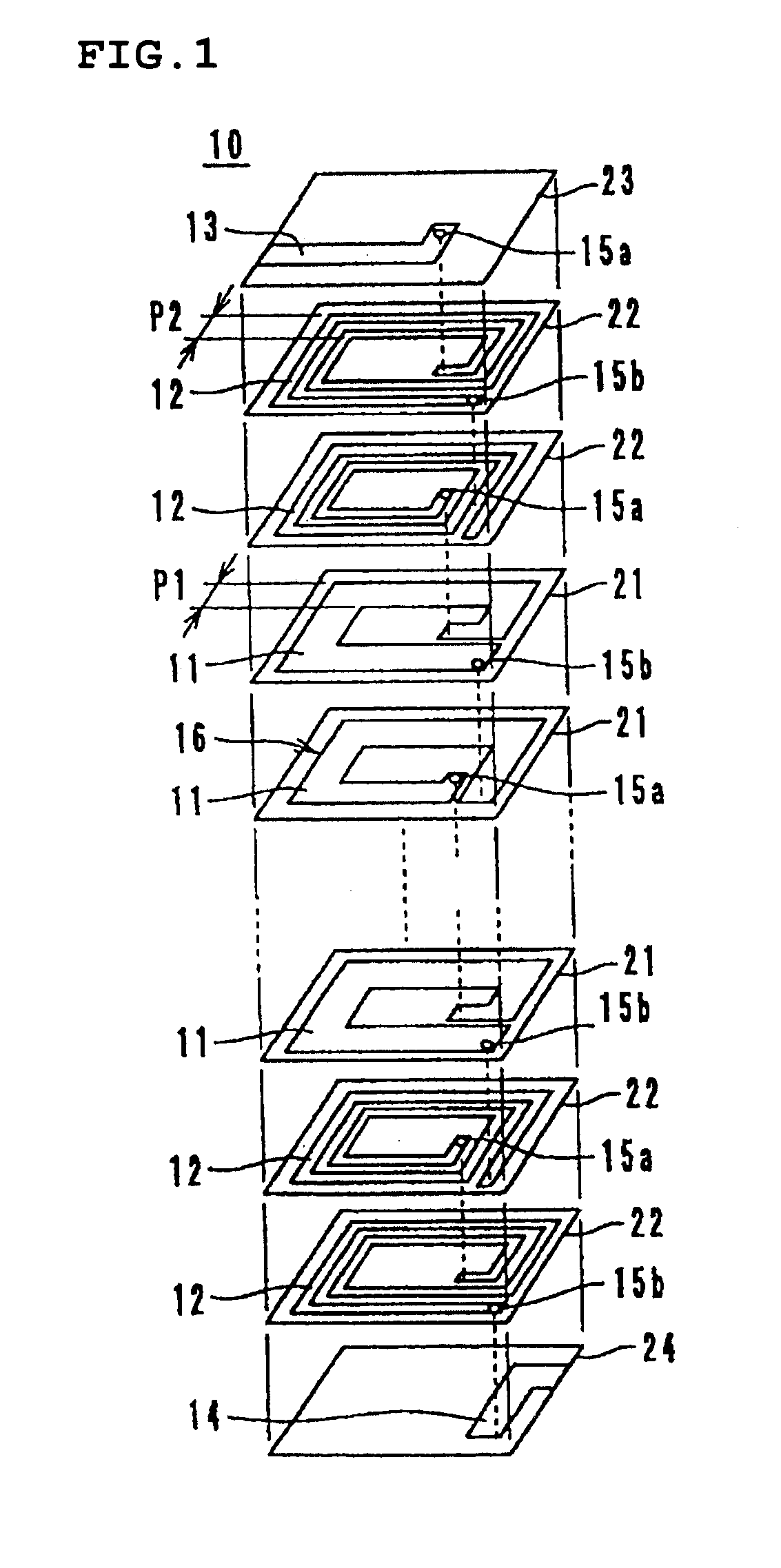 Laminated inductor