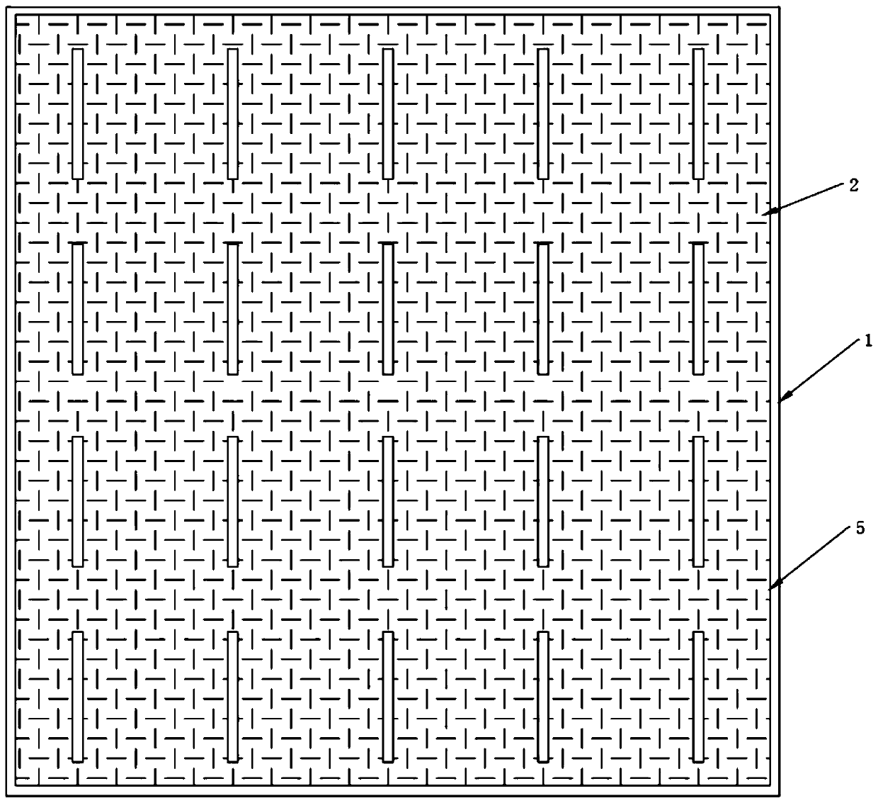 "Z" -shaped pattern slotting structure applicable to thin-sheet PERC battery