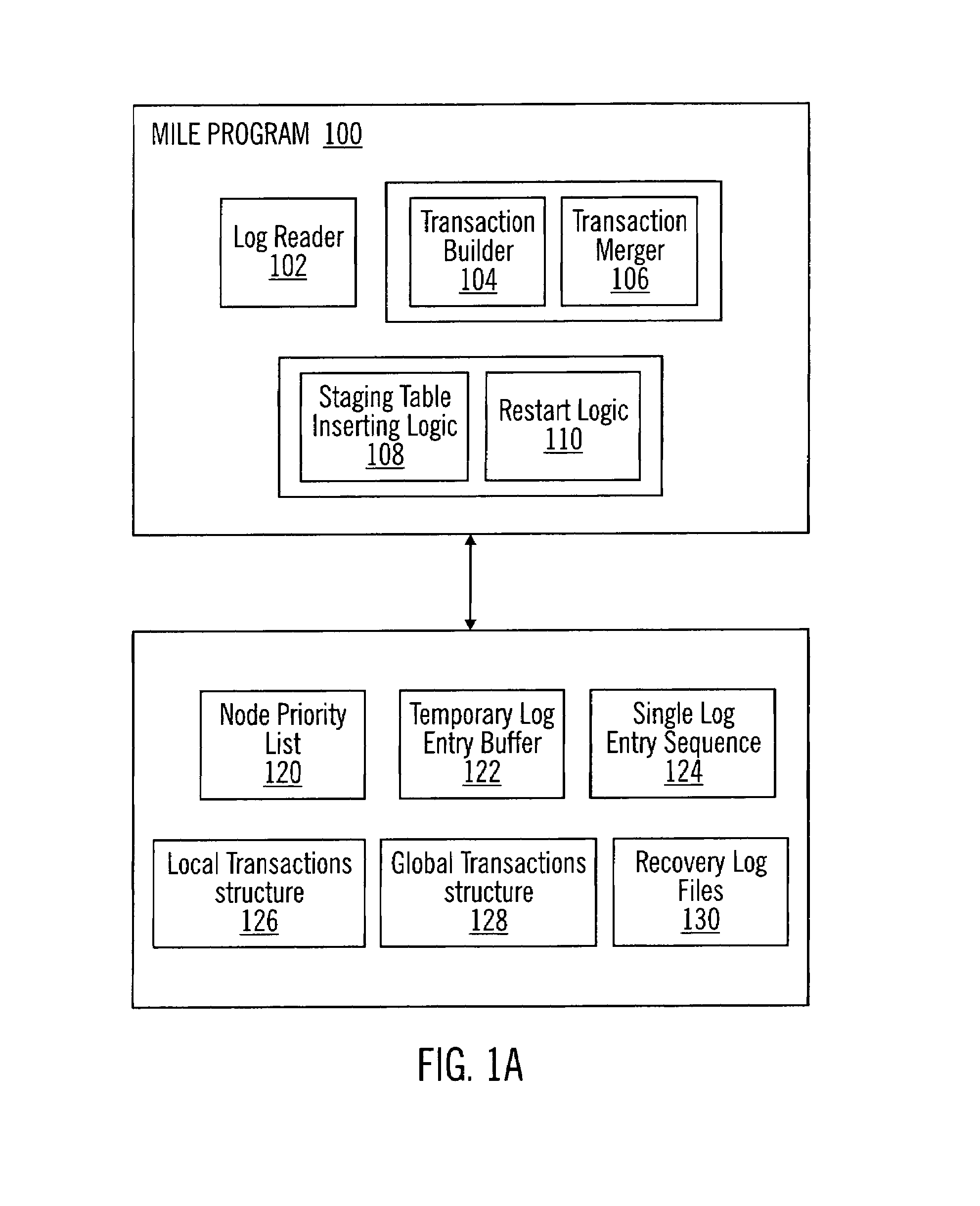 Method, system, and program for merging log entries from multiple recovery log files