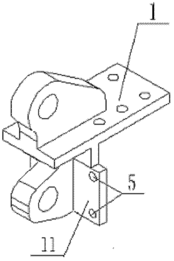 Anti-pitching connecting device for magnetic suspension vehicle