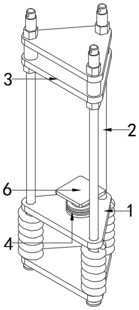 Concrete shrinkage and creep analysis device and method