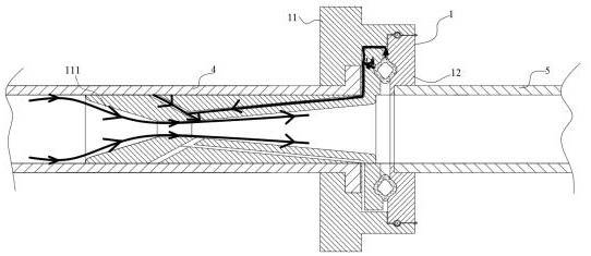 Online operation sealing device with double-layer sealing function for air pipe