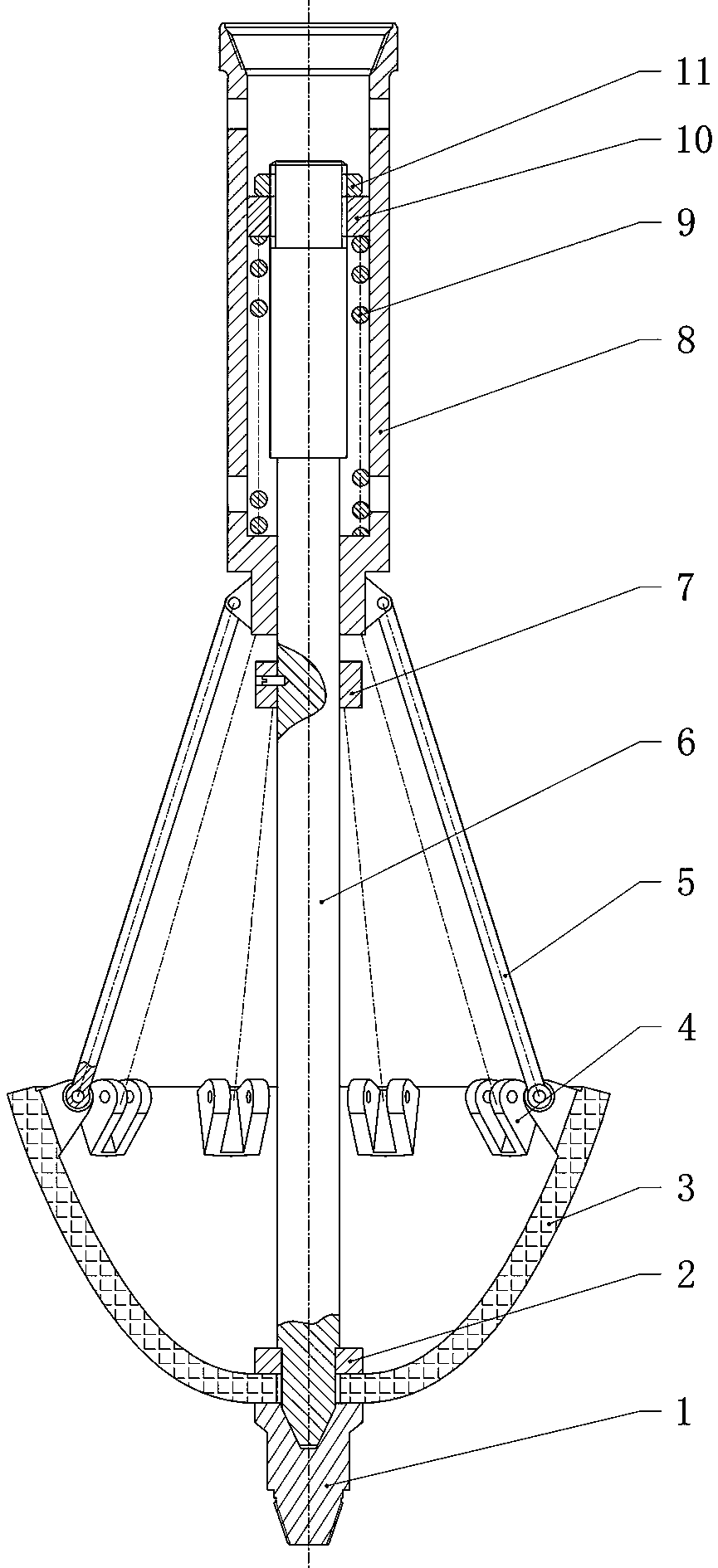 A wire rope feeding device with a leather bowl