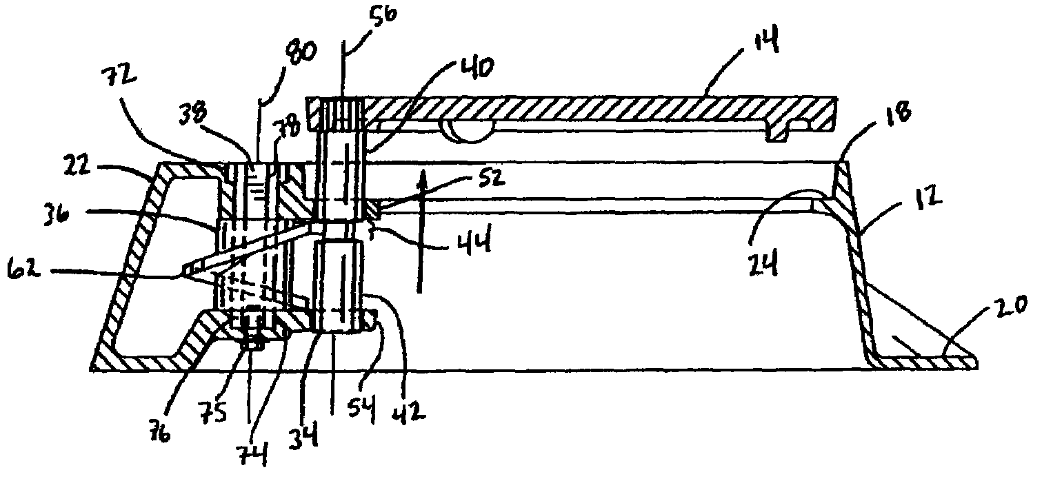 Cam-lift for a manhole cover