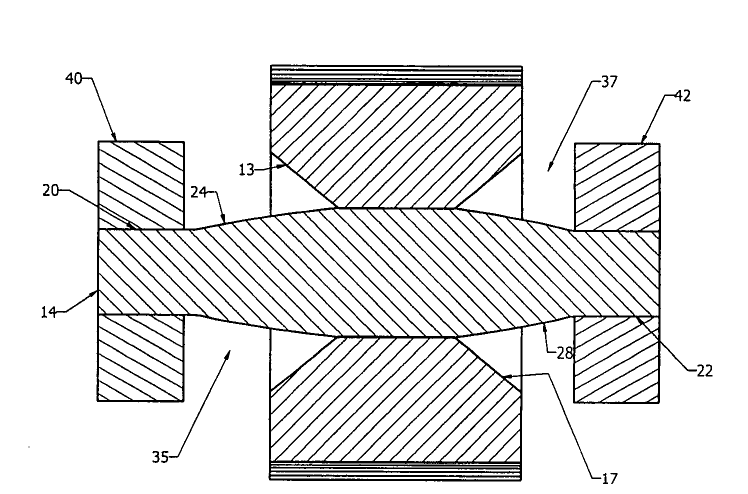 Gear assembly with asymmetric flex pin cross-reference to related ...