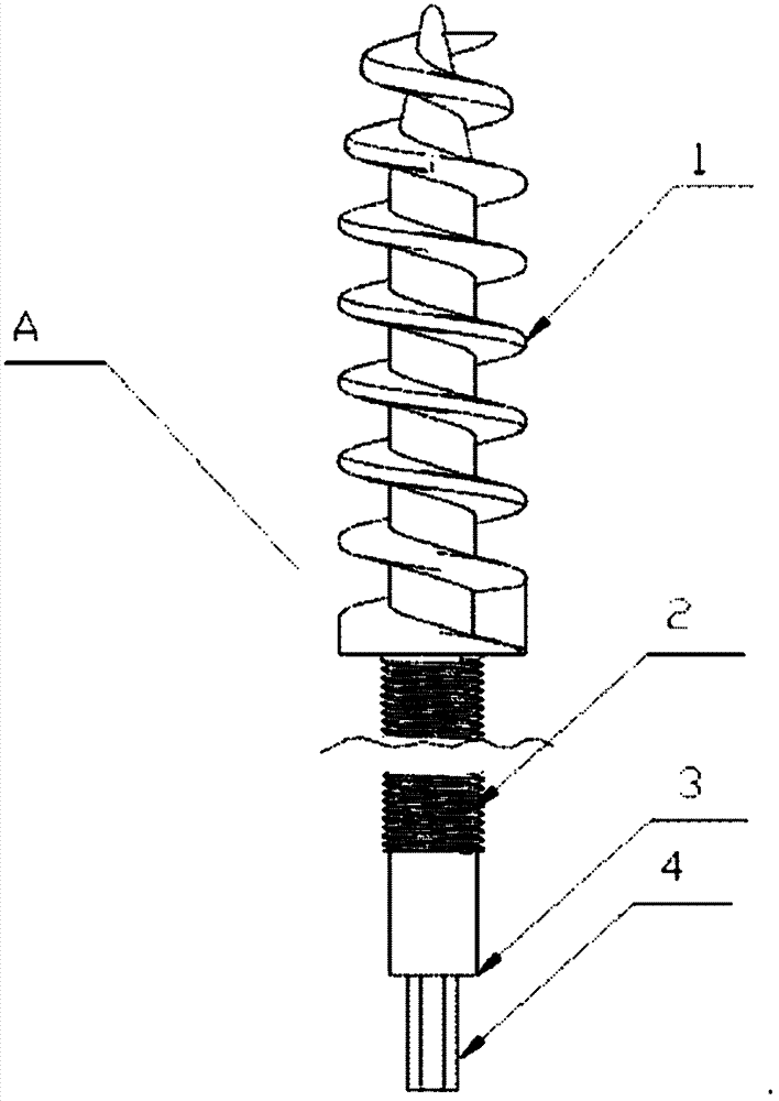 Screw applied to thighbone posterior condyle fractures