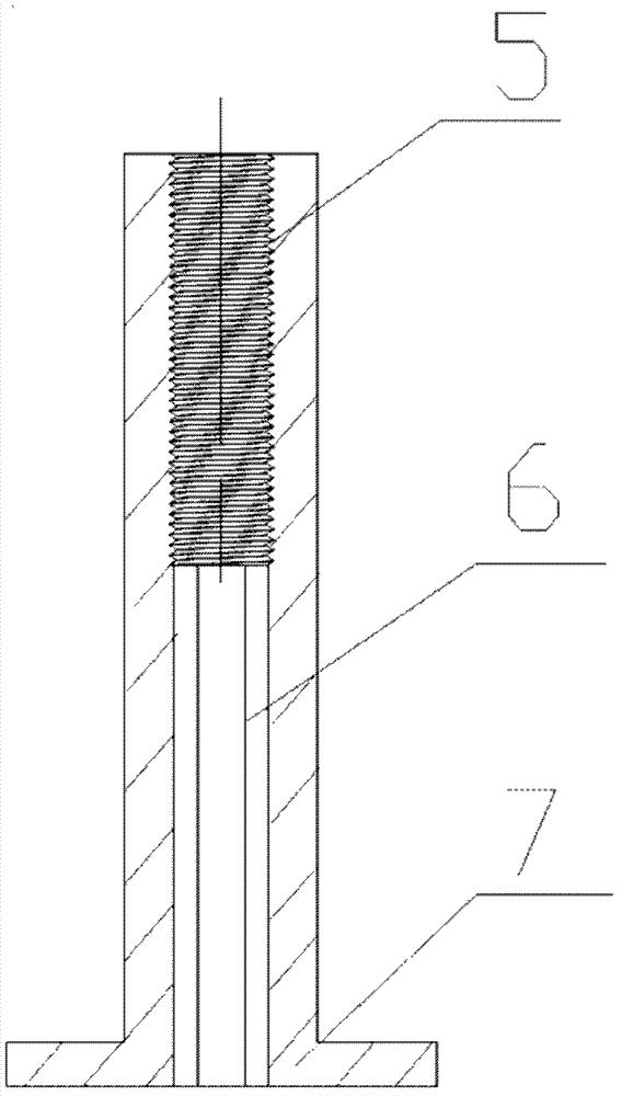 Screw applied to thighbone posterior condyle fractures