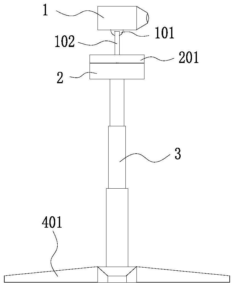 Telescopic infrared temperature measuring device