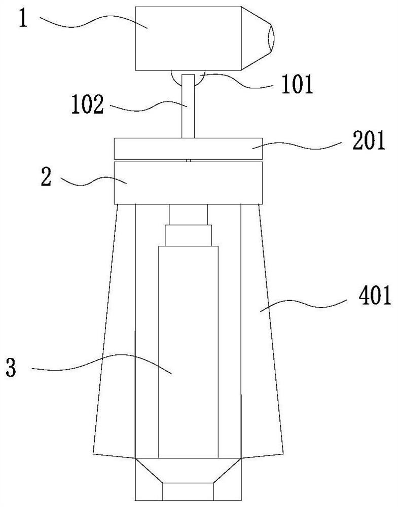 Telescopic infrared temperature measuring device