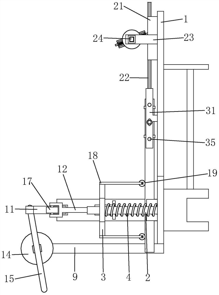 Gas conveying pipe punching process for gas appliance