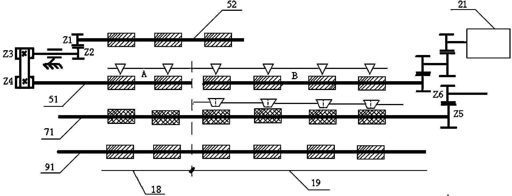 Multi-assortment spun yarn proofing machine