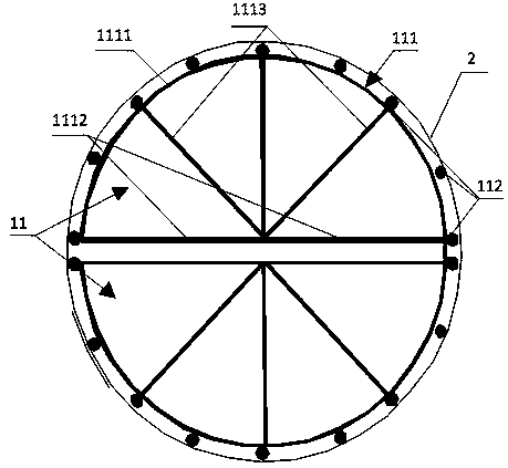 Well cover plate formwork structure and well cover plate manufacturing method