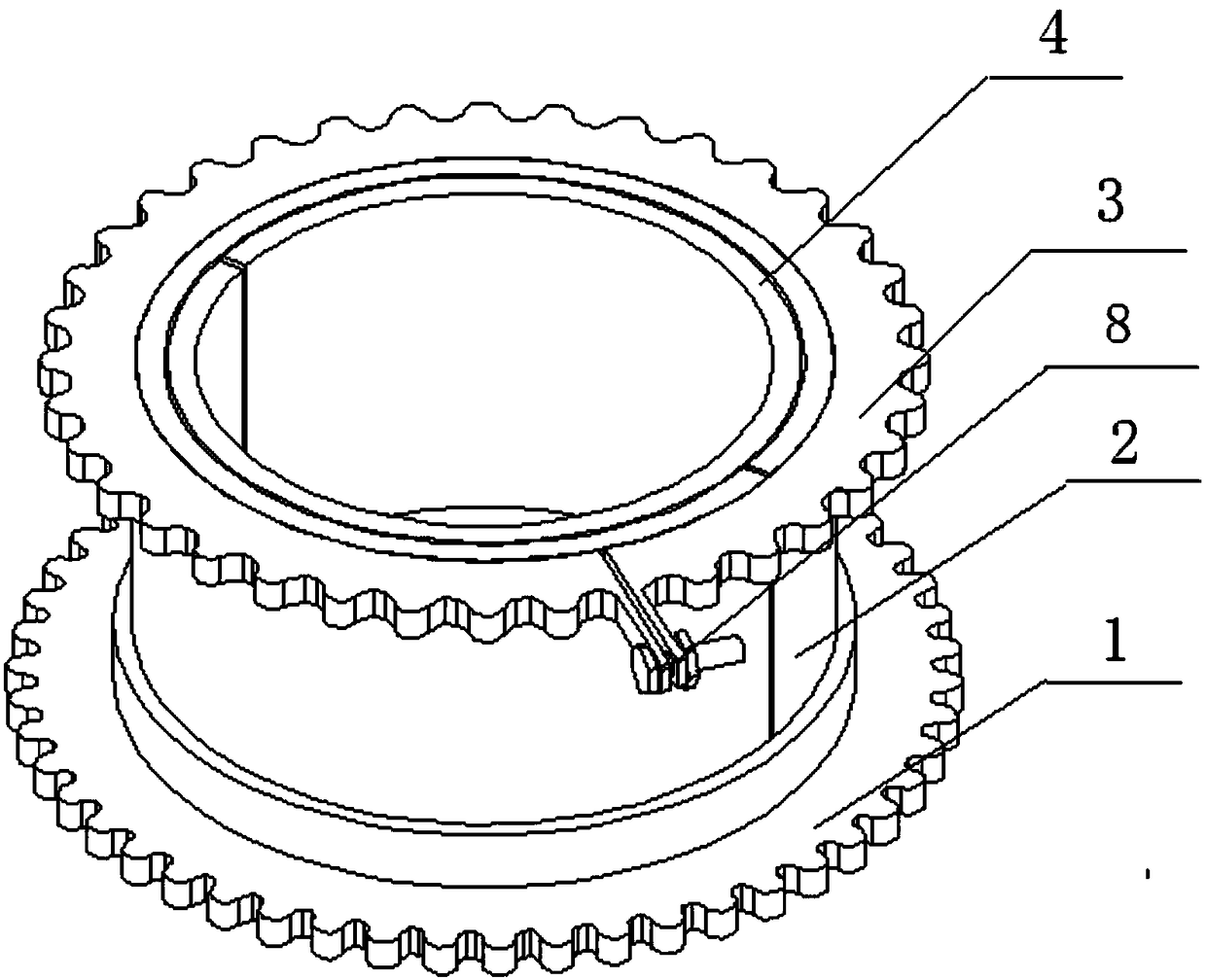 Mould and method for preparing permeable concrete permeation coefficient measuring sample