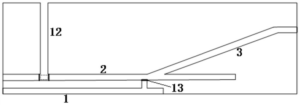 Underground constant-pressure compressed air composite water pumping energy storage system and method based on waste mine