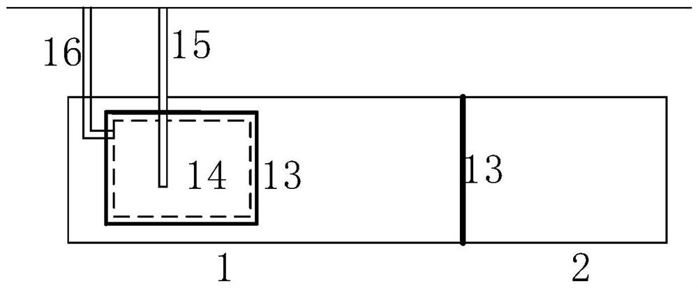 Underground constant-pressure compressed air composite water pumping energy storage system and method based on waste mine