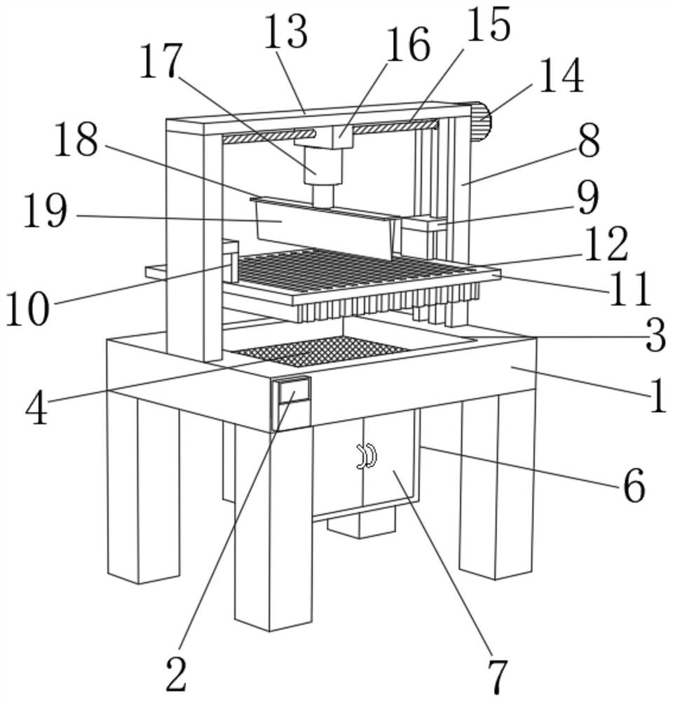 Cutting device for sponge